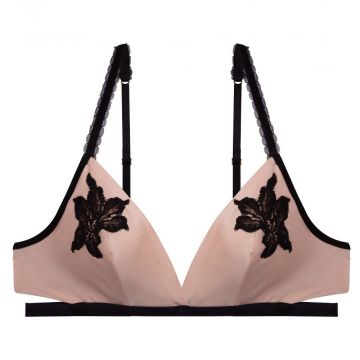 Seide Triangel Soft-BH Park Avenue vintage-pink von Dita von Teese