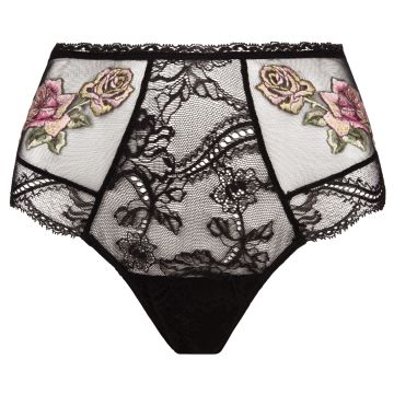 High Waist Shorty Desir De Roses in schwarz von Lise Charmel