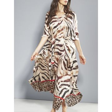 100% Seide Kaftan Selvaggio sand von Eva B. Bitzer