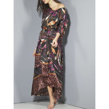 100% Seide Kaftan Selvaggio schwarz von Eva B. Bitzer