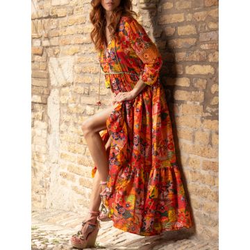 Gemustertes Strandkleid Kate von Laetitia Beachwear
