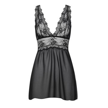 Kurzes Lingerie Kleid Grace von Cadolle in schwarz