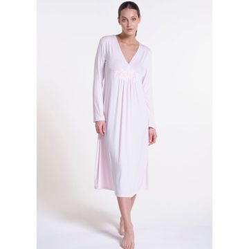 Modal Langarm Nachtkleid Angel No. 3 zart rose von Verdiani Donna