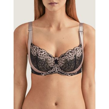 Bügel BH Halbschale Femme Glamour altrosa-schwarz von Aubade