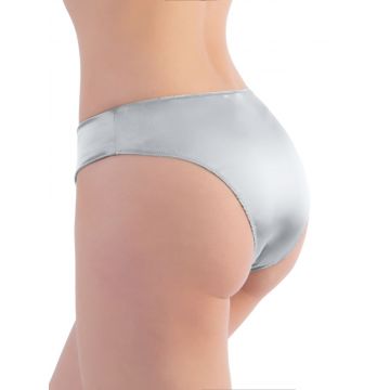 Seidenslip Mitico silber von Cotton Club