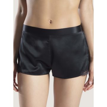 Seide Shorts Toi Mon Amour schwarz mit Spitze von Aubade