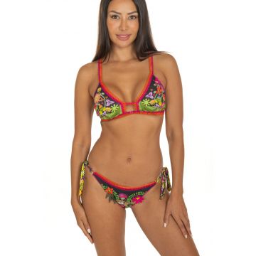 Triangel Bikini Jungle Attitude schwarz von Pin-Up Stars