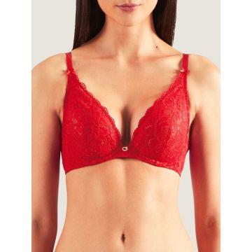 Triangel BH mit Bügel Rosessence HK gala rot von Aubade