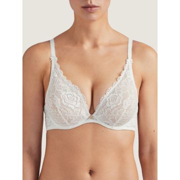 Komfort Triangel BH mit Bügel Rosessence HK opal weiß von Aubade