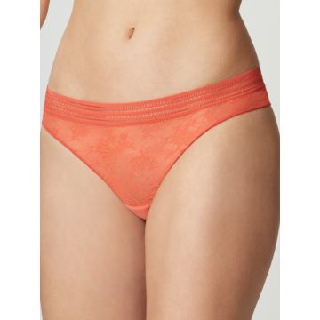 Seide Push Up BH Adriana goldsand mit cremeweißer Spitze von Millesia