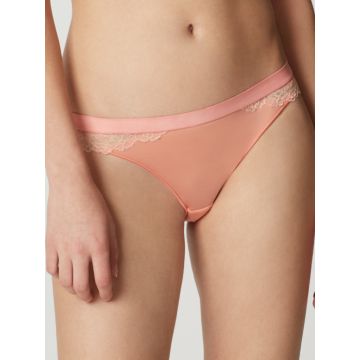 Seide Push Up BH Adriana goldsand mit cremeweißer Spitze von Millesia
