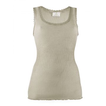 Wolle-Seide Unterhemd Breeze S/L taupe von Madiva Eco Future