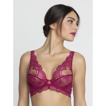 Triangel BH Sublime En Dentelle von Lise Charmel in fuchsia