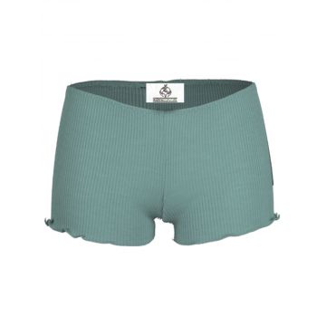 Wolle-Seide Slip Breeze Shorts schilfgrün von Madiva Eco Future